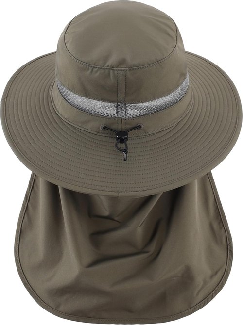 Connectyle UPF 50+ Wide Brim Sun Hat - UV Protection Fishing & Hiking Hat for Men & Women