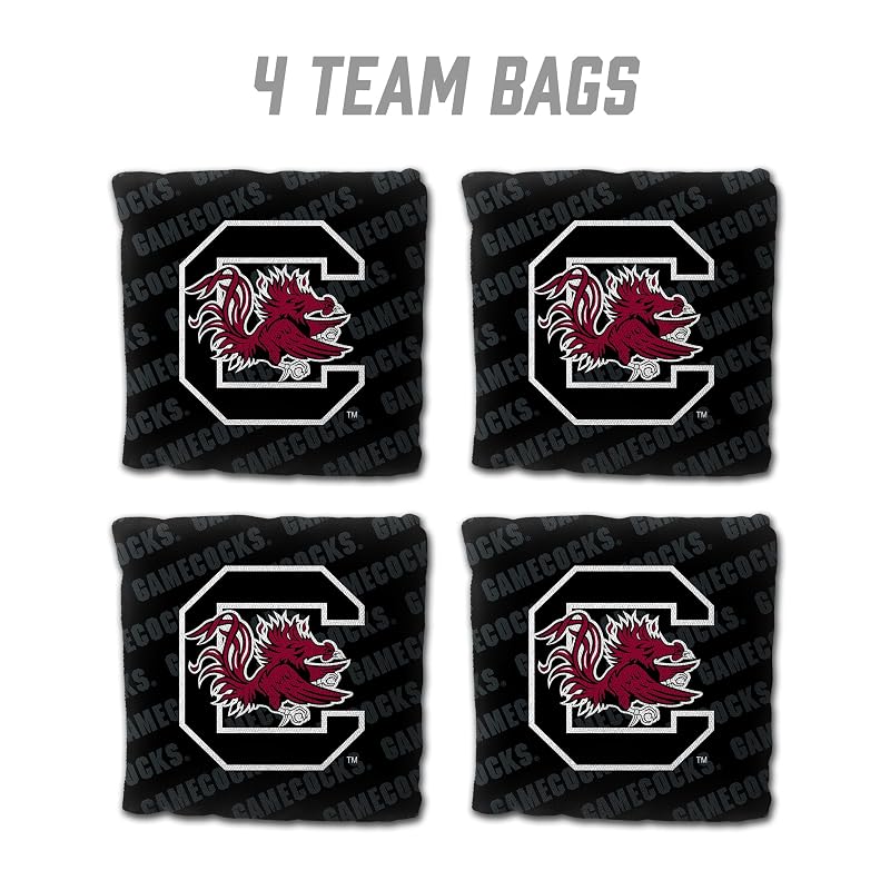 South Carolina Gamecocks Cornhole Bags - All Weather 6x6, 16 oz - YouTheFan Officially Licensed