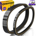 OMEIPMEO Club Car Clutch Drive Belt & Starter Generator Belt for Club Car DS 1997-UP and Precedent 2004-UP Gas Golf Cart, Golf Cart Drive and Starter Belt Kit Replace OEM# 101916701 1016203