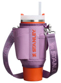 STANLEY All Day Quencher Carry All for 30 oz Tumbler with Handle | Crossbody Bag with Phone Holder Pocket, Card Sleeve & Detachable Strap | Water Bottle Carrier Bag | BPA-Free | Lilac