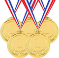 Hilitchi Gold Award Medals - Olympic Style Winner Medals with Ribbon | Set of 5