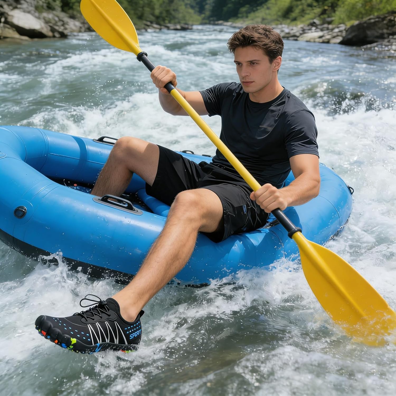 Ziitop Water Shoes - Anti-Slip, Breathable Quick Dry Design for Men & Women | Lightweight Slip-On for Beach, Hiking, and Water Sports