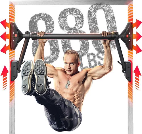 Pull Up Bar/Chin up bar Upper Body Workout Bar, Super Load-Bearing: Dual Security Locking, Two-Way Support