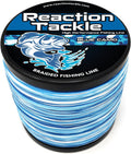 Reaction Tackle Braided Fishing Line - Pro Grade Power for Saltwater & Freshwater Fishing - High Visibility Color