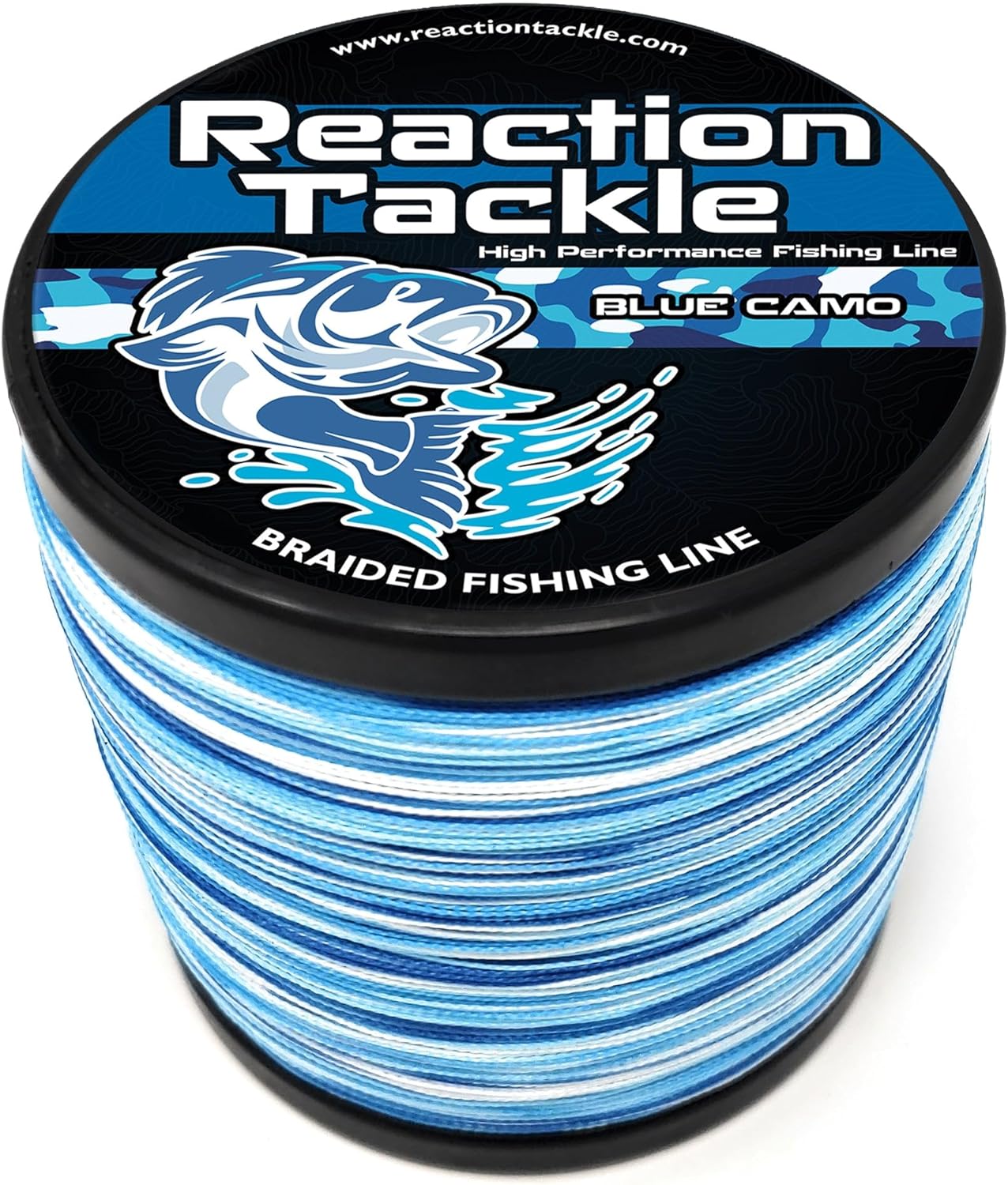Reaction Tackle Braided Fishing Line - Pro Grade Power for Saltwater & Freshwater Fishing - High Visibility Color