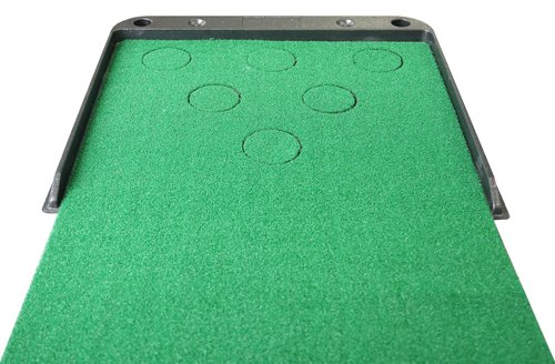 Fitvids Golf Pong Putting Game - Ultimate 2-on-2 Golf Putting Game for Parties and More – 6 Discs Included – Retail Package – Green