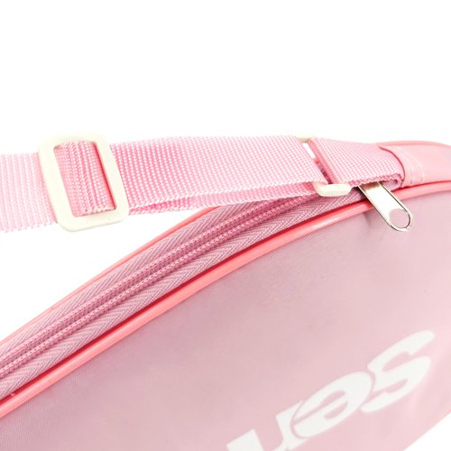 Senston Badminton Racket Cover Pink Color Badminton Racket Bag with Adjustable Shoulder Strap