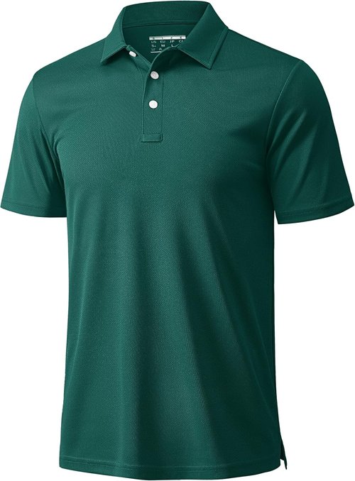 MAGCOMSEN Men's Polo Shirts - Quick Dry Short Sleeve Golf T-Shirts for Casual Work | Pique Jersey Outdoor Performance