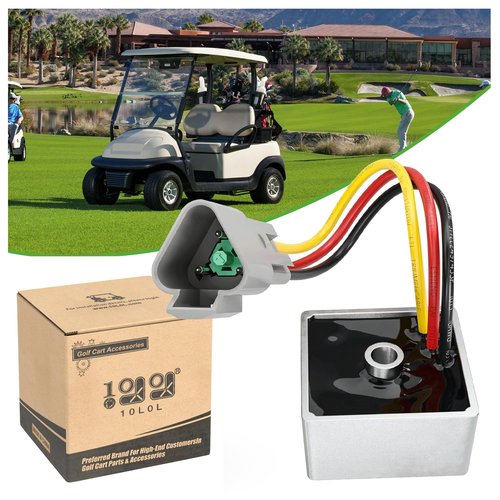 10L0L Golf Cart Club Car Precedent Voltage Regulator 12V 4-Cycle Gas 2004-up Golf Carts, Replace OEM# 1025159-01 1028033-01