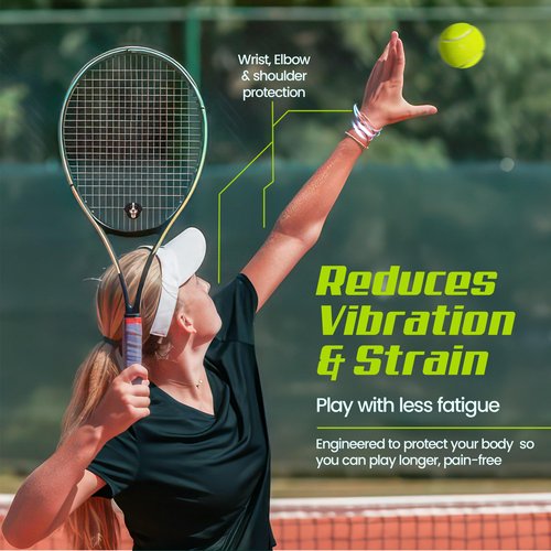 TRESSIS Cute Fun Tennis Racket Shock Absorber – Vibration Dampener for Racquets – 2-Pack – Easy-Install – Adorable Bernese Mountain Dog Design – Reduce Noise and Vibration – Tennis Accessories
