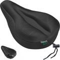 Zacro Bike Seat Cushion - Padded Gel Cover for Men & Women | Fits Peloton, Spin & Mountain Bikes