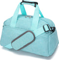 Skiennix 14-Inch Mini Duffel Bag - Lightweight Gym Bag for Travel | Stylish Light Green Design