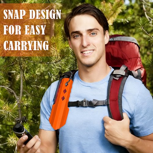 PLACHIDAY Camping Shovel Set, 3-in-1 Ultra-Light Aluminum Mini Shovel & 18.5'' Folding High Carbon Steel Shovel Ideal for Gardening, Hiking, Camping, Backpacking, Survival, and Emergency scenarios