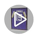 Pro Collector's Jersey Display Case Shadow Box with 98% UV Protection - Mahogany Finish Frame