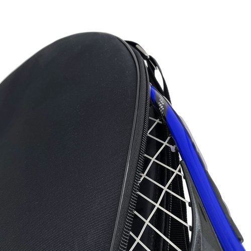 Gespann Tennis Racket Cover for One Tennis Racket or Two Badminton Rackets Single Tennis Racket Cover Bag (Charcoal, S)