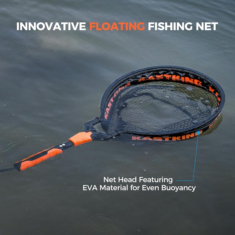 KastKing Titanet Folding Landing Net for Kayak & Fly Fishing - 26" Total Length