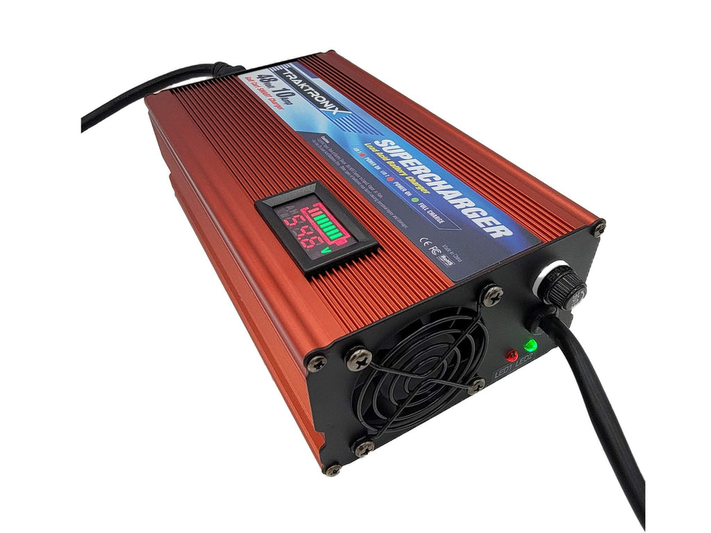 Supercharger EZGO RXV & TXT Battery Charger for 48 Volt Golf Carts