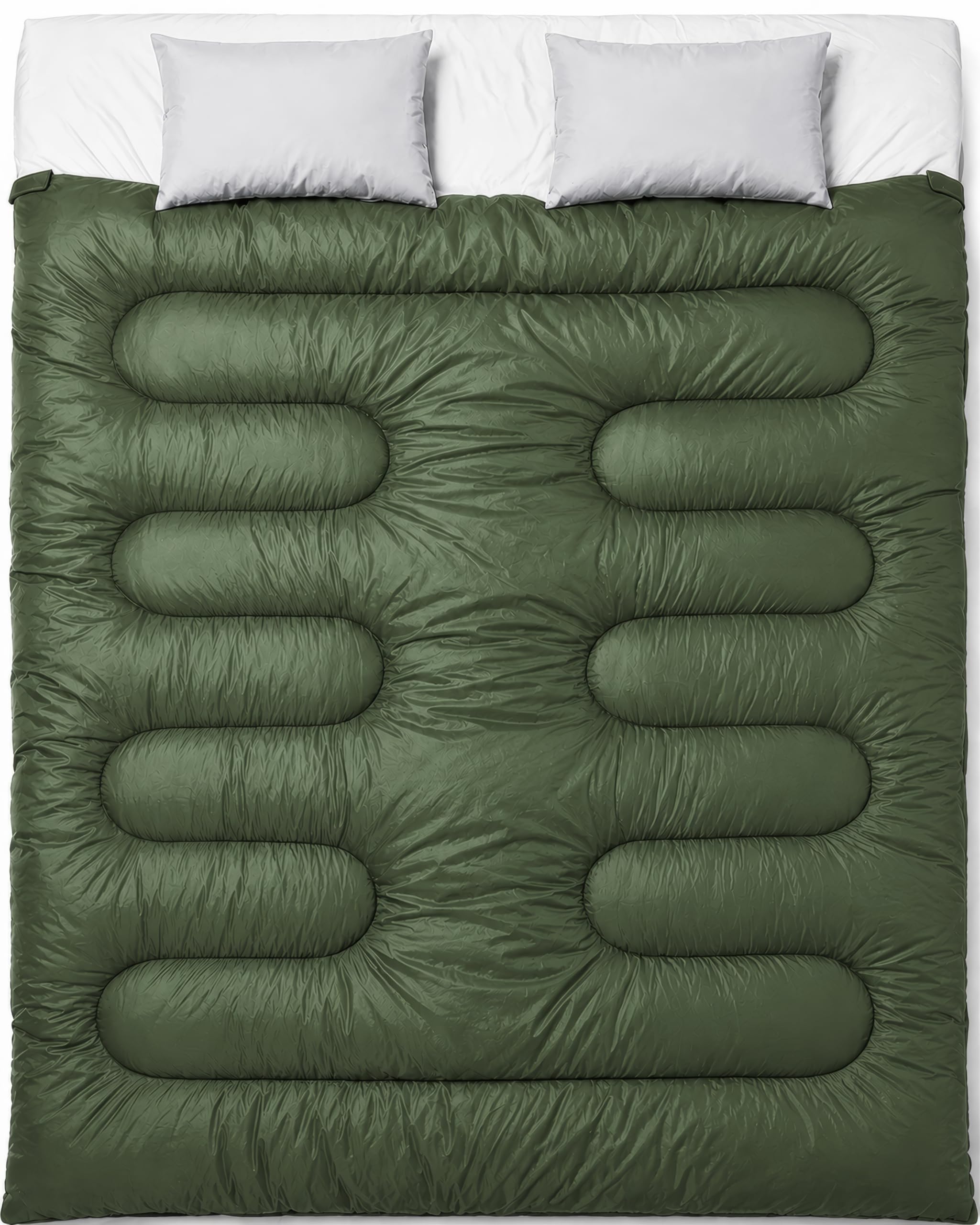 MalloMe Sleeping Bags for Adults Cold Weather & Warm - Backpacking Camping Sleeping Bag for Kids, Girls, Boys - Lightweight Camping Essentials Gear Accessories Hiking Sleep Must Haves Single & Double