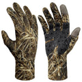 Palmyth Hunting Gloves for Men Lightweight Camo Glove Outdoor Reed Shadow L/XL