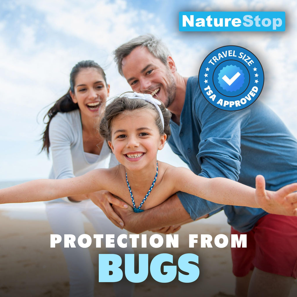 NatureStop Travel Bug Spray – On-the-Go Insect Repellent for Outdoor Use, 3 oz (89mL)