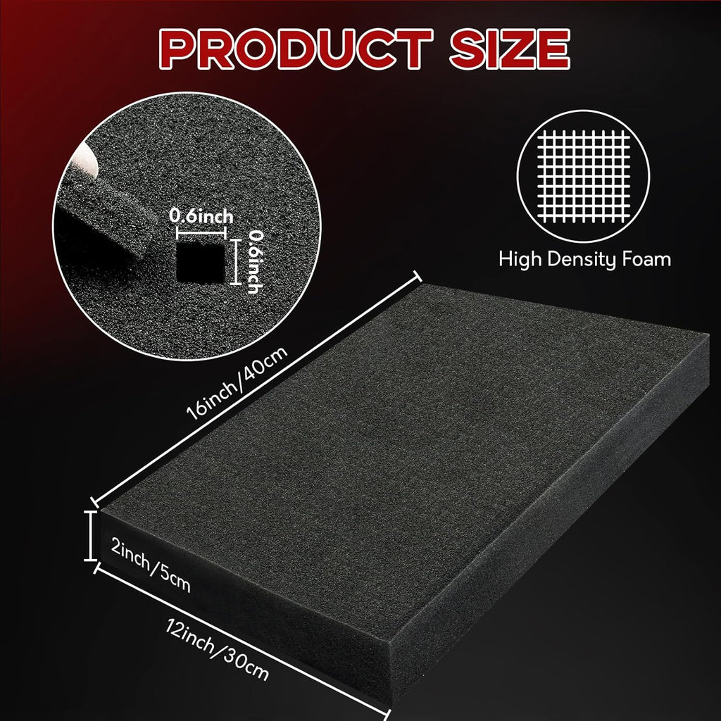 Skiennix Gun Case Foam - Durable Protection for Firearms | Custom Fit for All Gun Sizes