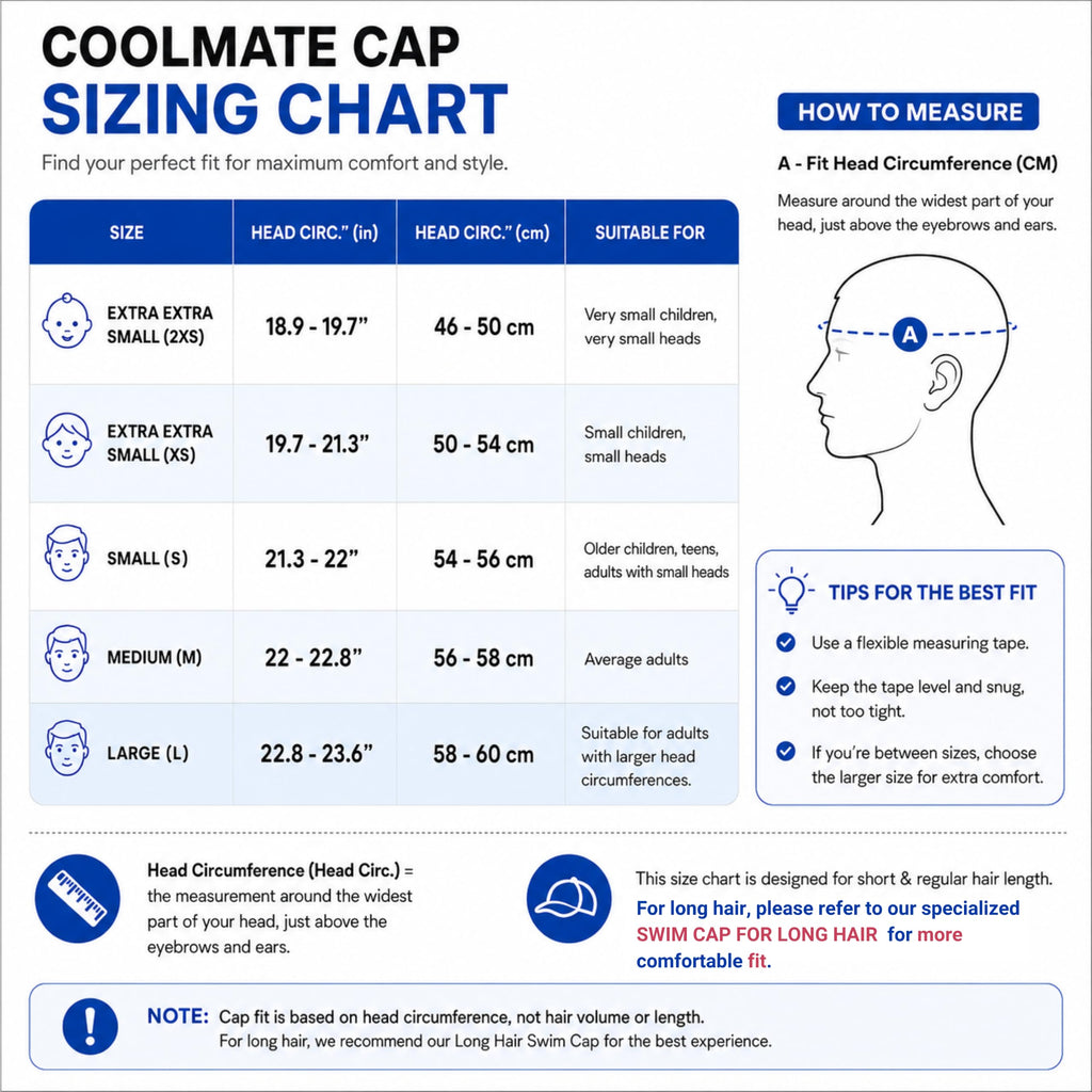COOLMATE Fabric Swim Cap for Adult Women, Silicone Water Resistant Layer, Cloth Swim Cap Gifts for Swimmers, Lightweight and Comfortable for Pool, Lap Swimming (Light Purple, M)