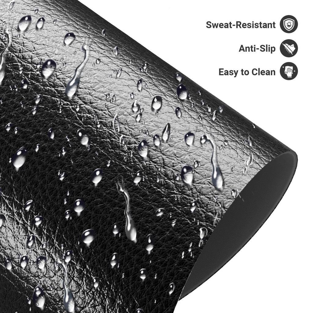 THERUN Home Gym Treadmill Exercise Bike Mat Non-Slip, Workout Mat Thick, Heavy-Duty Floor Mat for Fitness and Yoga, Medium