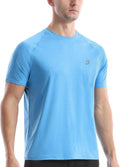 Roadbox Swim Shirts | Short Sleeve UV Protection UPF 50+ Fishing Rash Guard for Men