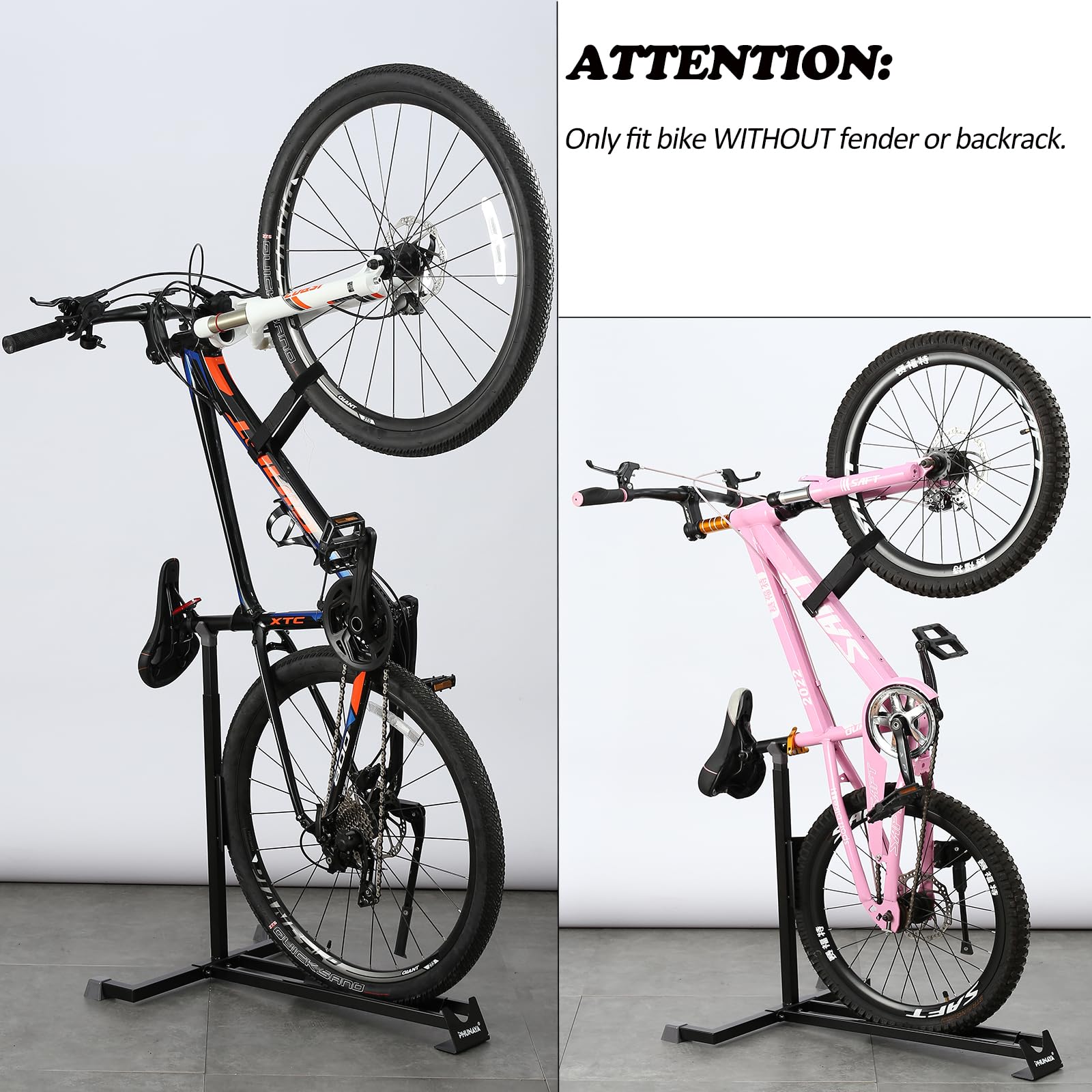 PHUNAYA Bike Stand,Vertical Bike Rack For Indoor Bike Storage,Upright Bicycle Stand Floor.