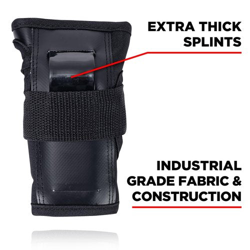 187 Killer Pads Six Pack Pad Set, Protective Gear for Elbows, Knees, and Wrists - Ideal for Skateboarding, Roller Skating, and Inline Skating (Black, Small-Medium)