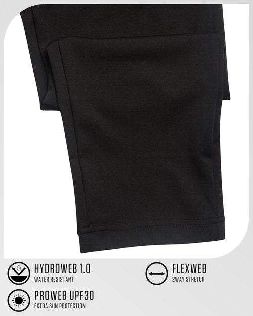 Spyder Mens Jogger Pants - Tech Fleece Joggers with Double Bonded Zip Pockets - Lightweight Active Sweatpants for Men, Size Medium, Deep Black