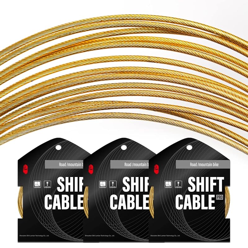 Pro Slick Polished Shifter Cable 1.2 x 2100mm (2 pcs) for Shimano/SRAM MTB Road