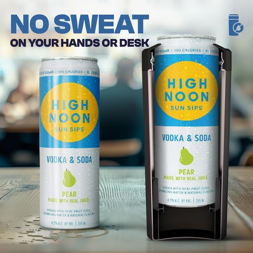 Universal Buddy XL Can Cooler by Frost Buddy - Fits 12-ounce, 16-ounce, 20-ounce, and 24-ounce Cans and Bottles - Keep Your Drinks Refreshingly Chilled for over 12 hours Emerald Elegance