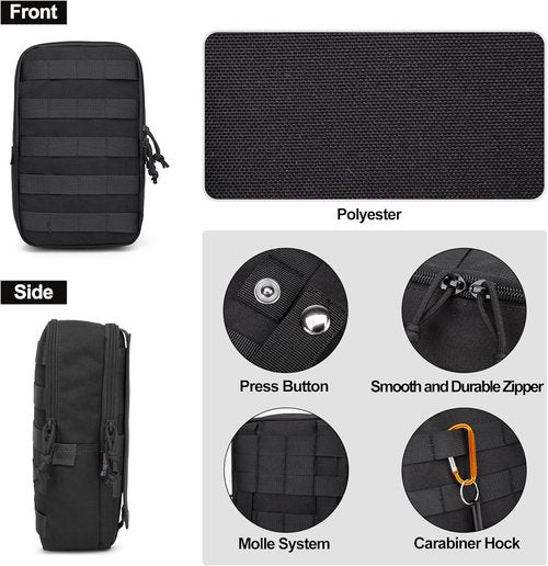 Mardingtop Tactical Utility Pouch - EDC Admin Bag with Molle Attachment | Versatile Military Gear
