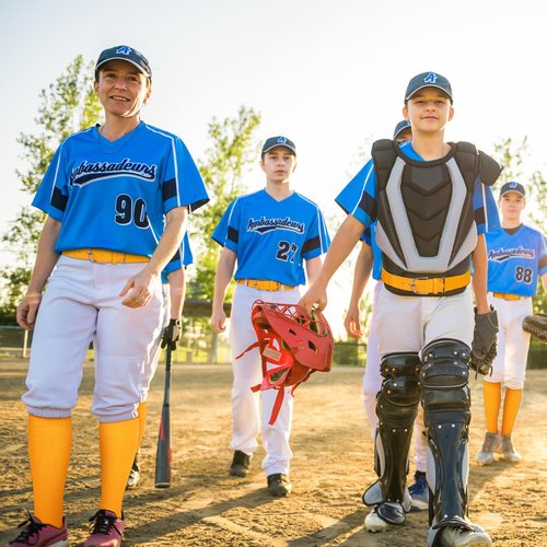 Haysandy Baseball or Softball Sock and Belt Combo Set 3 Football Baseball Socks with Softball Belt for Youth Boys Kids(X-Small,Gold)