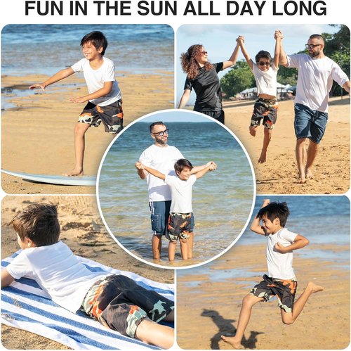 Kanu Surf Boys Viper Quick Dry Swim Trunks - UPF 50+ Sun Protection | Comfortable Fit