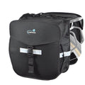 Lumintrail Bike 36L Double Panniers - Saddle Bags for Rear Rack Bike Bags with Safety Reflective Strips, and Carrying Handle - Perfect for Grocery Shopping, Easy Commuting and Long Cycling Trips