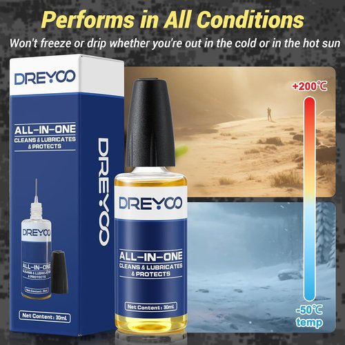 Gun Cleaning Oil by [Brand Name] - Premium Lubricant & Cleaner for Firearm Maintenance | 1 oz Needle Oiler