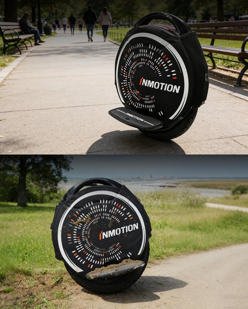 Leaparax Protective Cover Compatible with Inmotion V8 / V8S / V8F Electric Self Balance Scooter Unicycle, Scooter Cover Decoration Shell Anti-Fall Anti-Collision Case Original Accessories