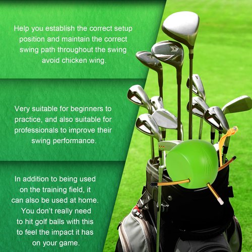 HRYOML The Connector Golf Training Aid - 2 Pcs Golf Swing Trainer Aid for Posture Correction Practice, Suitable for Golfers of All Levels Looking (The Connector Golf Training Aid) (2)