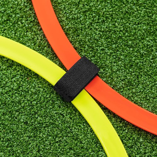 FORZA Agility Rings - 12 Pack Speed & Agility Training Equipment for Athletes | 10 Color Options
