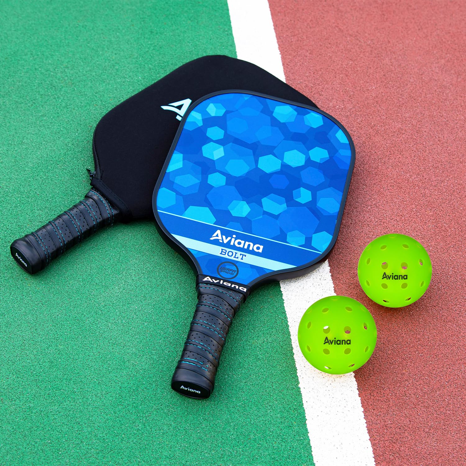 Pro Aviana Pickleball (6-Pack), Neon