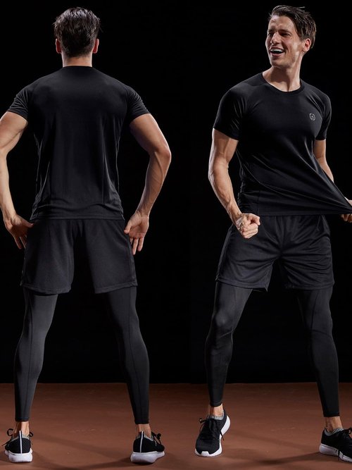 NELEUS Men's Dry Fit Athletic Shirts - Breathable Mesh for Ultimate Comfort | Various Sizes Available