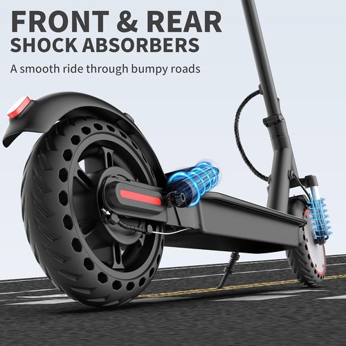 Aovowheel Electric Scooter - High-Speed Folding E-Scooter with Long Range & Dual Brakes | 250W-500W Motor, 16-24 MPH