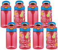 Contigo 14oz Kids Cleanable Water Bottle with Silicone Straw and Spill-Proof Lid, 8-Pack in Watermelon & Dinos, Dishwasher-Safe