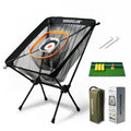 SENSECLUB Chipping Net, Indoor Chipping Net and Mat, Golf Practice Target with Tee and Balls, Outdoor Backyard Golf Game Gifts for Golfer