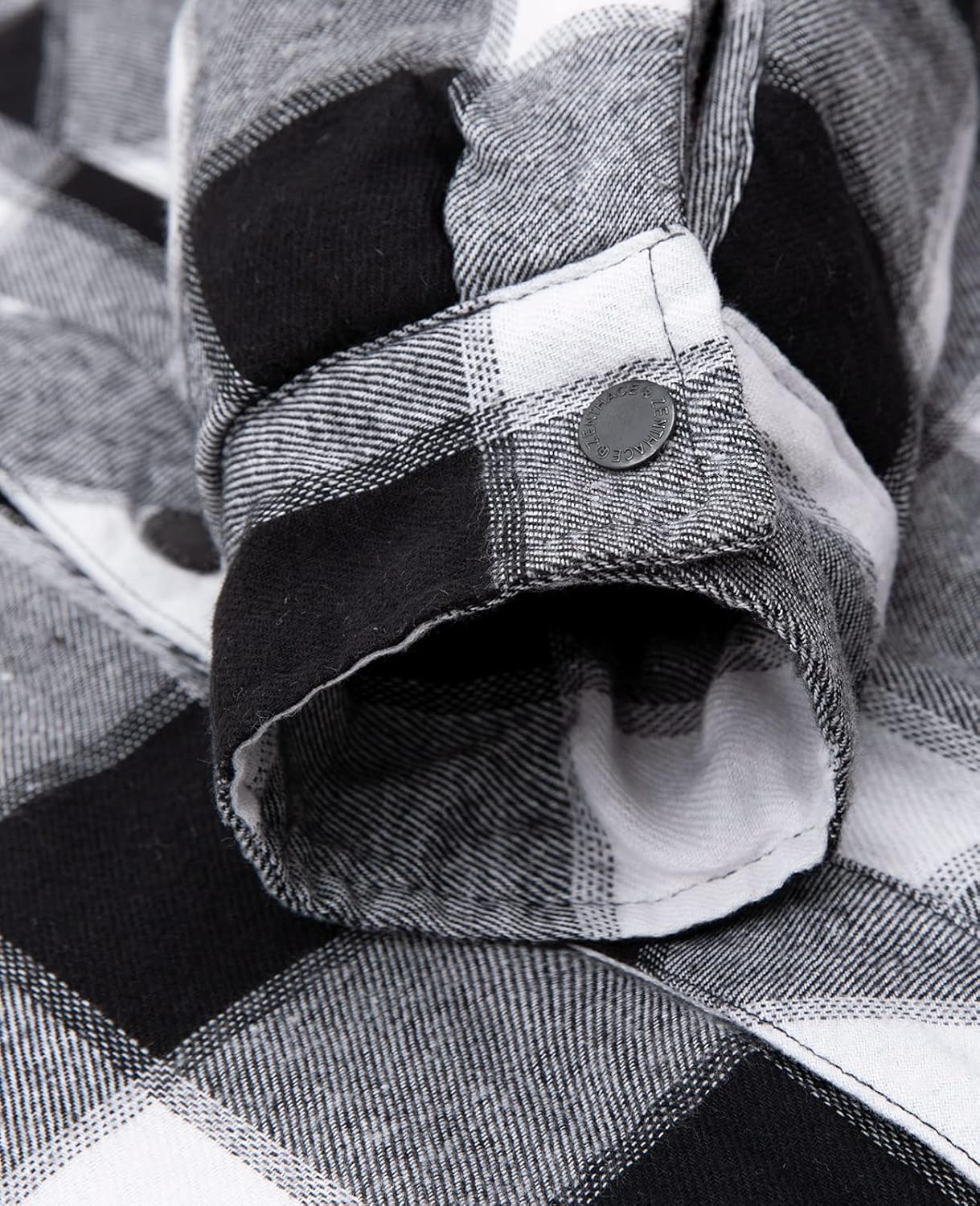 ThCreasa Men's Flannel Jacket - Quilted Lined Plaid Design with Hood | Stylish & Warm