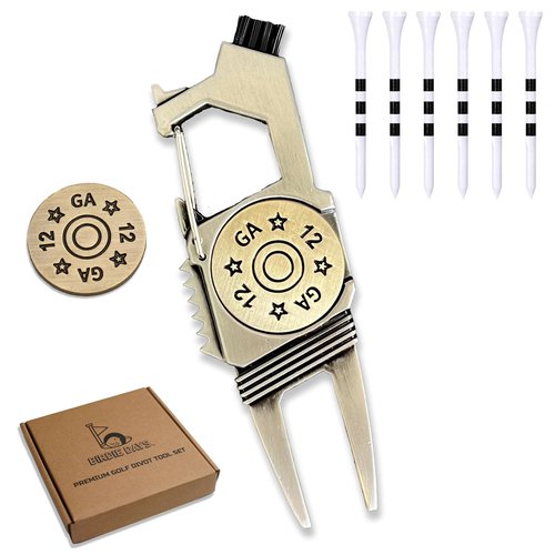 Sili Wraps Birdie Hunter Golf Tools and Markers with Brush