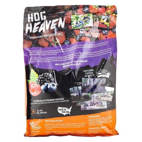 WILDGAME Innovations Hog Heaven 5lb Hunting Attractant | Long-Lasting Powerful Effective Ready-to-Use Nutritious Berry-Flavored Granular Hog Feed