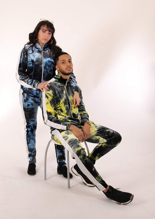 SCREENSHOT-V51081 Mens Streetwear Slim Fit Plush Spandex Tie Dye Velour Track Jacket - Premium NYC Athletic Fashion Side Taped Top-Royal-Large